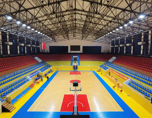 Dernière affaire concernant Le centre sportif Shaoguan, le gymnase, les courts de basket, les lumières à LED.