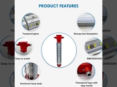 Les luminaires linéaires à résistance à l'explosion IP65