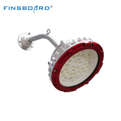 Éclairage LED antidéflagrant 100-110lm/w avec verre trempé antidéflagrant de 8 mm et étanchéité IP65 pour environnements dangereux