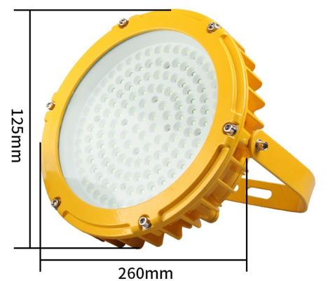 Projecteurs LED 100W IP66 en alliage d'aluminium, luminaires antidéflagrants pour zones dangereuses