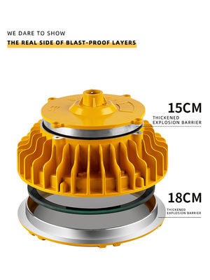 Projecteurs LED 100W IP66 en alliage d'aluminium, luminaires antidéflagrants pour zones dangereuses