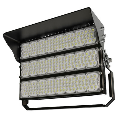 Lumières de stade LED IP67 personnalisées 130lm/w 50000 heures pour le terrain d'arène avec 3 modules