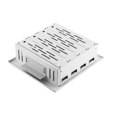 Projecteur LED industriel haute baie étanche IP54 200W avec aluminium + PC transparent pour stations-service