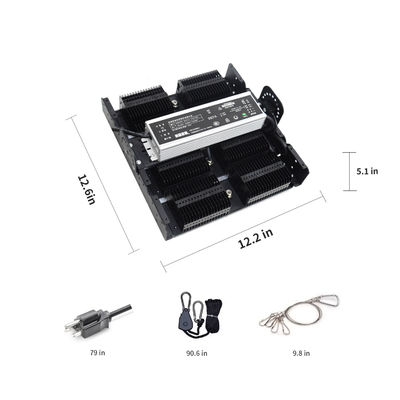 Full Spectrum 250W T5 LED Grow Light avec gestion thermique passive pour les plantes d'intérieur