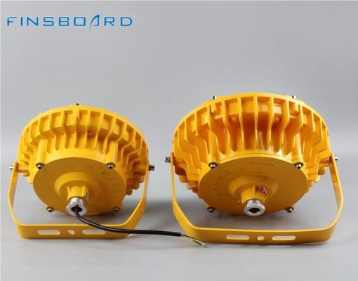 Lampe LED antidéflagrante avec abat-jour en verre convexe étanche IP66 et durée de vie de 50 000 heures pour environnements dangereux