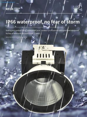 Projecteurs industriels LED haute luminosité étanches IP65 pour grue à tour, avec options de puissance de 200W à 700W