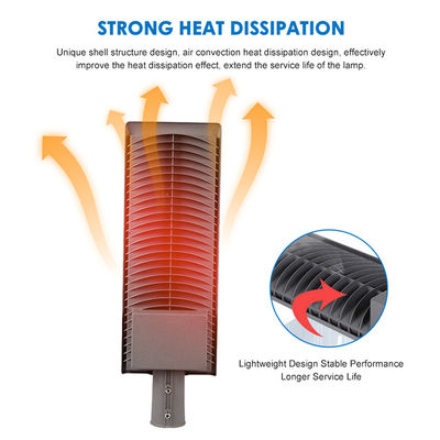 Lumière de rue LED IP66 étanche à l'eau avec une efficacité de 120lm/W et une grande tension AC85-265V pour les autoroutes