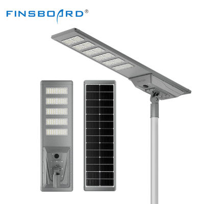 Lampadaire solaire LED tout-en-un 120W avec capteur radar et durée de vie de 50 000 heures