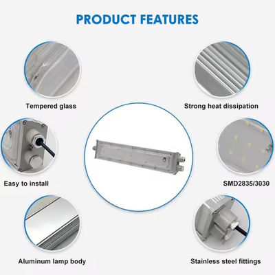 Éclairage de haute qualité pour les endroits dangereux Lampes anti-explosion professionnelles Ip65 150w 100w 200w Lampes anti-explosion