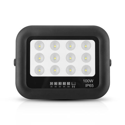 Projecteur solaire extérieur de jardin IP65 ABS Verre trempé Lampe solaire Projecteur LED 100w
