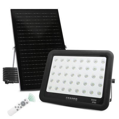 Projecteur solaire LED ABS noir avec télécommande 50W 100W 200W 300W 400W 500W