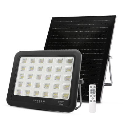 LED à haute luminosité lumière solaire télécommande en aluminium Ip67 imperméable 100w 200w 300w 400w 500w