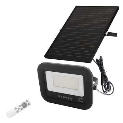 Éclairage solaire extérieur à haute luminosité Ip65 Contrôle Aluminium
