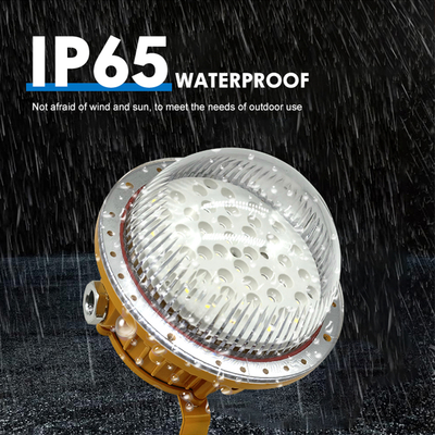 Projecteur de baie haute IP65 en aluminium et verre trempé pour usine, éclairage LED antidéflagrant
