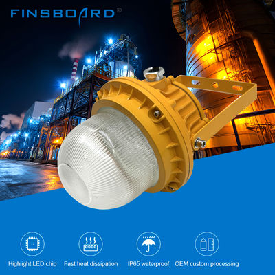 IP65 Lumière résistante à l'eau et à l'explosion avec une plage de puissance de 50W à 150W et un verre trempé en aluminium pour les endroits dangereux