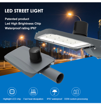 Lampadaire LED de rue amovible pour extérieur, nouveau modèle, conducteur, aluminium, 50w, 100w, 150w, 200w