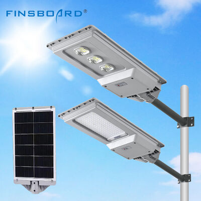 Éclairage extérieur Ip65 ABS étanche 100w 200w intégré tout en un éclairage de rue solaire