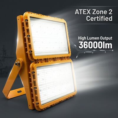 Lumière à LED résistant à l'explosion de 300 W IECEx Grade arctique -60°C Extrême froid 36000lm IP66 Aluminium