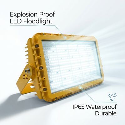 600W étanche à l'explosion LED éclairage d'inondation IECEx Compact haute densité marine offshore 72000lm IP67 alliage d'aluminium sans cuivre