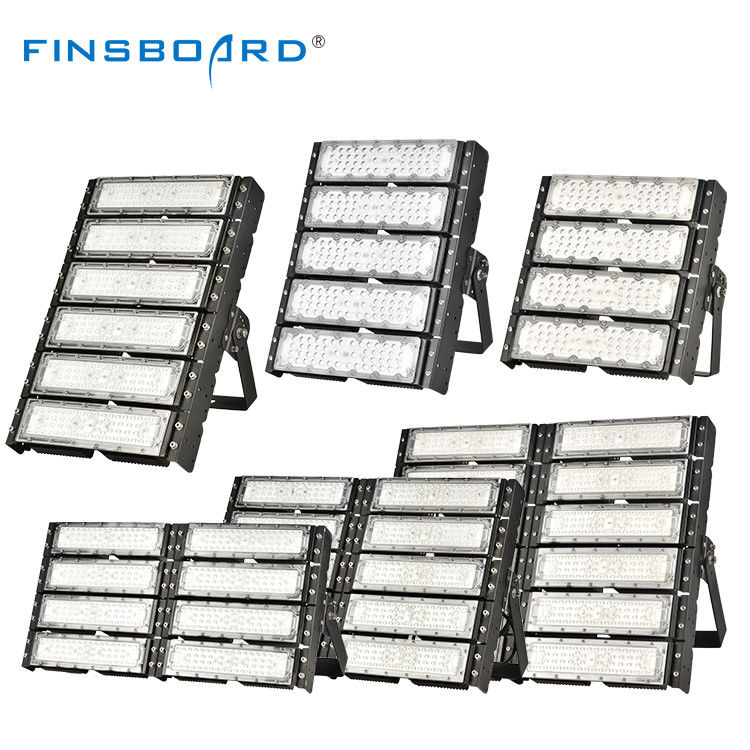 IP66 haute puissance LED lampes de protection contre les inondations 200w 250w 300w 400w 500w 600w LED haut mât lampe de protection contre les inondations avec SKD logement