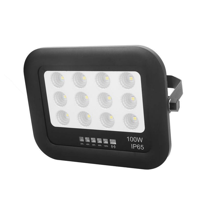 Projecteur solaire extérieur de jardin IP65 ABS Verre trempé Lampe solaire Projecteur LED 100w