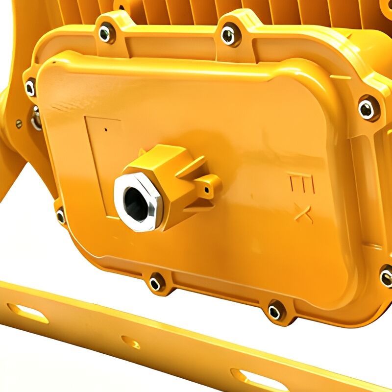600W LED étanche à l'explosion 90° Monture murale Limite de sécurité périmètre Jaune ATEX IIB T6