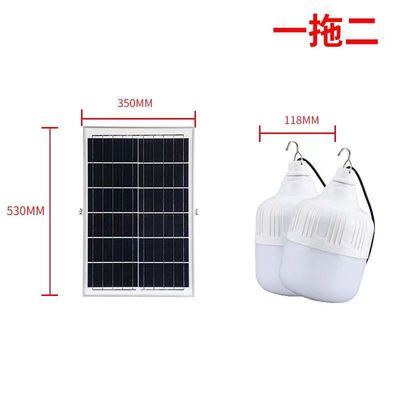 Jardin 100 watts LED ampoule solaire 2700K-6500K