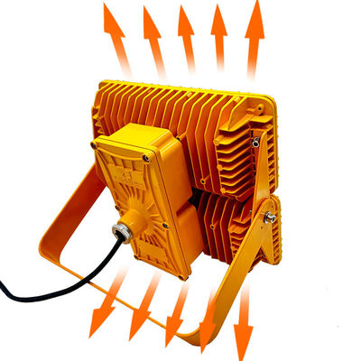 Éclairage à l'épreuve de l'explosion portable WF2 pour les champs pétrolifères de charbon 200W 100W