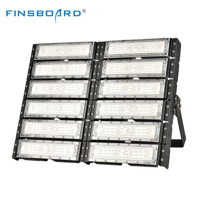 IP66 haute puissance LED lampes de protection contre les inondations 200w 250w 300w 400w 500w 600w LED haut mât lampe de protection contre les inondations avec SKD logement