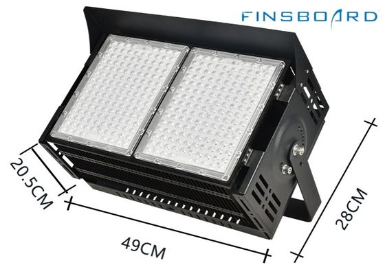 Éclairage de stade à LED actif 6500w 45° Angle de l'objectif
