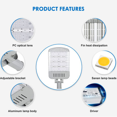 Éclairage de rue LED extérieur UV résistant et durable IP65 SMD3030