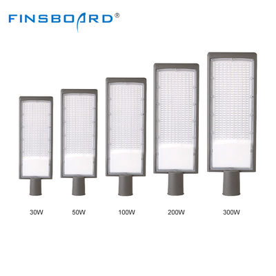 30w / 50w / 100w / 200w / 300w lampes de rue en aluminium coulé 3000-6500K pour la route