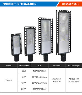 L'éclairage extérieur de la route 50W/100W/150W/200W