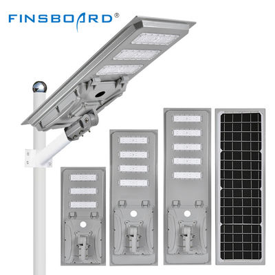 Économie d'énergie étanche à l'eau pour l'extérieur IP65 Tout en un Éclairage LED à énergie intelligente Éclairage de rue solaire intégré 60W 80W 100W
