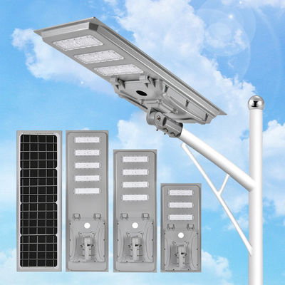 Économie d'énergie étanche à l'eau pour l'extérieur IP65 Tout en un Éclairage LED à énergie intelligente Éclairage de rue solaire intégré 60W 80W 100W