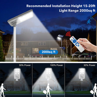 Fabrique Direct extérieur étanche à l'eau de la route Lump Ip65 intégré 400w 600w 800w 1000w Tout en un Led Street Light solaire