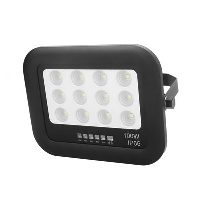 Projecteur solaire extérieur de jardin IP65 ABS Verre trempé Lampe solaire Projecteur LED 100w