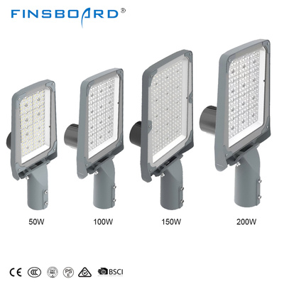 Projecteur de rue à LED intégré avec contrôle de la lumière, IP67, aluminium moulé sous pression, 50W 100W 150W 200W